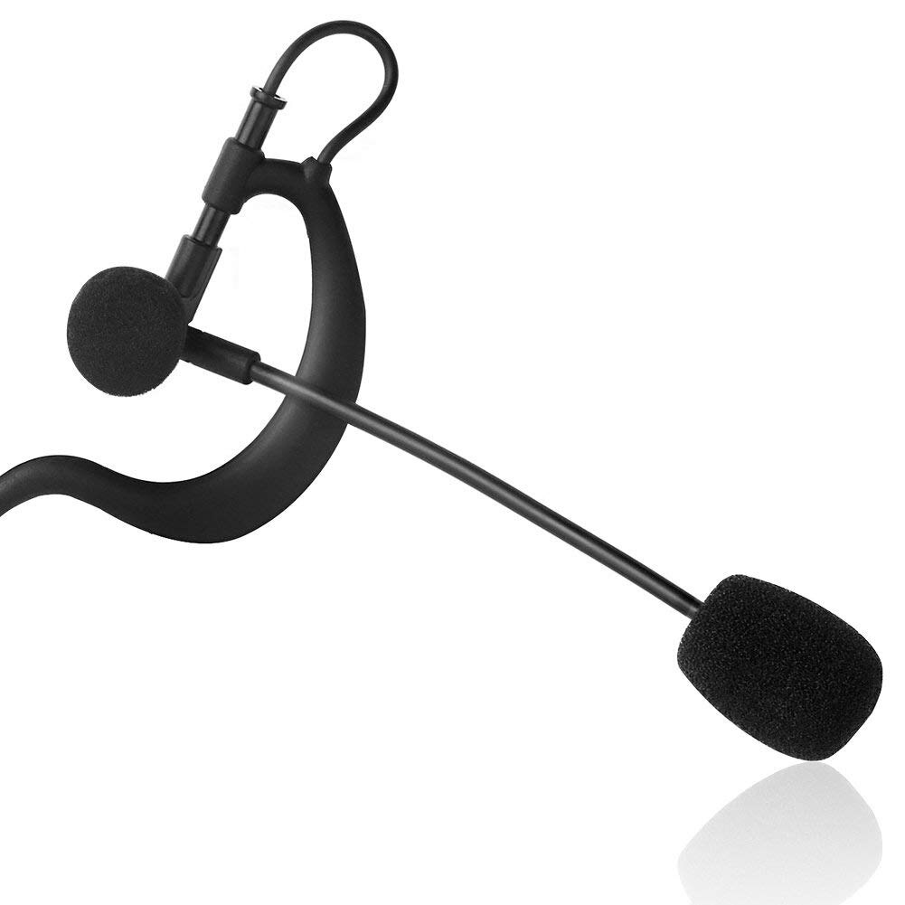 Ear Rape Microphone EJEAS Microphone Ear Hanging Headphones Football M... – Vicedeal