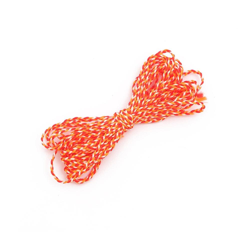 5m leveys 2mm polyesteripuuvilla punottu köysi naru kierretty makrameennyöri askarteluun kodintekstiilit hääkoristelutarvikkeet: Tyyli 01