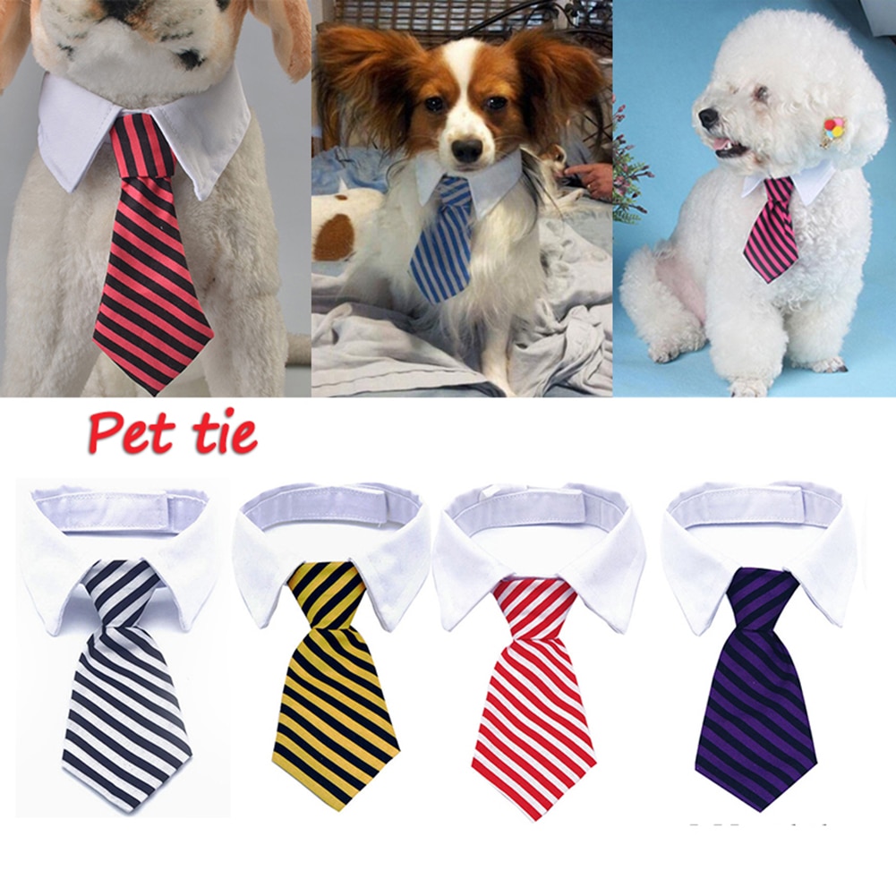 Cravate réglable pour chien et chat, 1 pièce, jouet pour chiot, nœud papillon, collier, vêtements adorables, accessoires pour animaux de compagnie