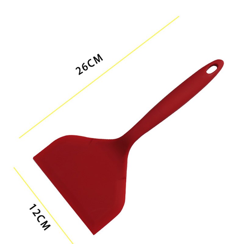 Espátula antiadherente para cocina, utensilios de cocina de silicona con gancho, 1 Uds.