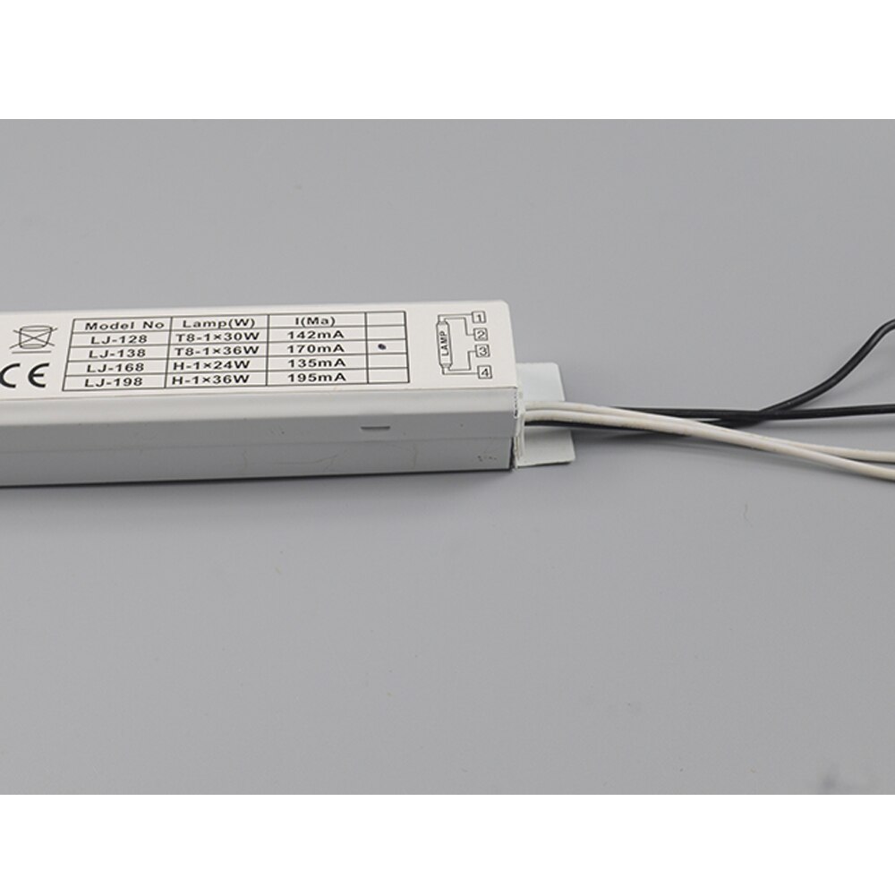 Balastro electrónico para lámpara fluorescente, T8 36W AC 110V, 50/60HZ, 1 ud.