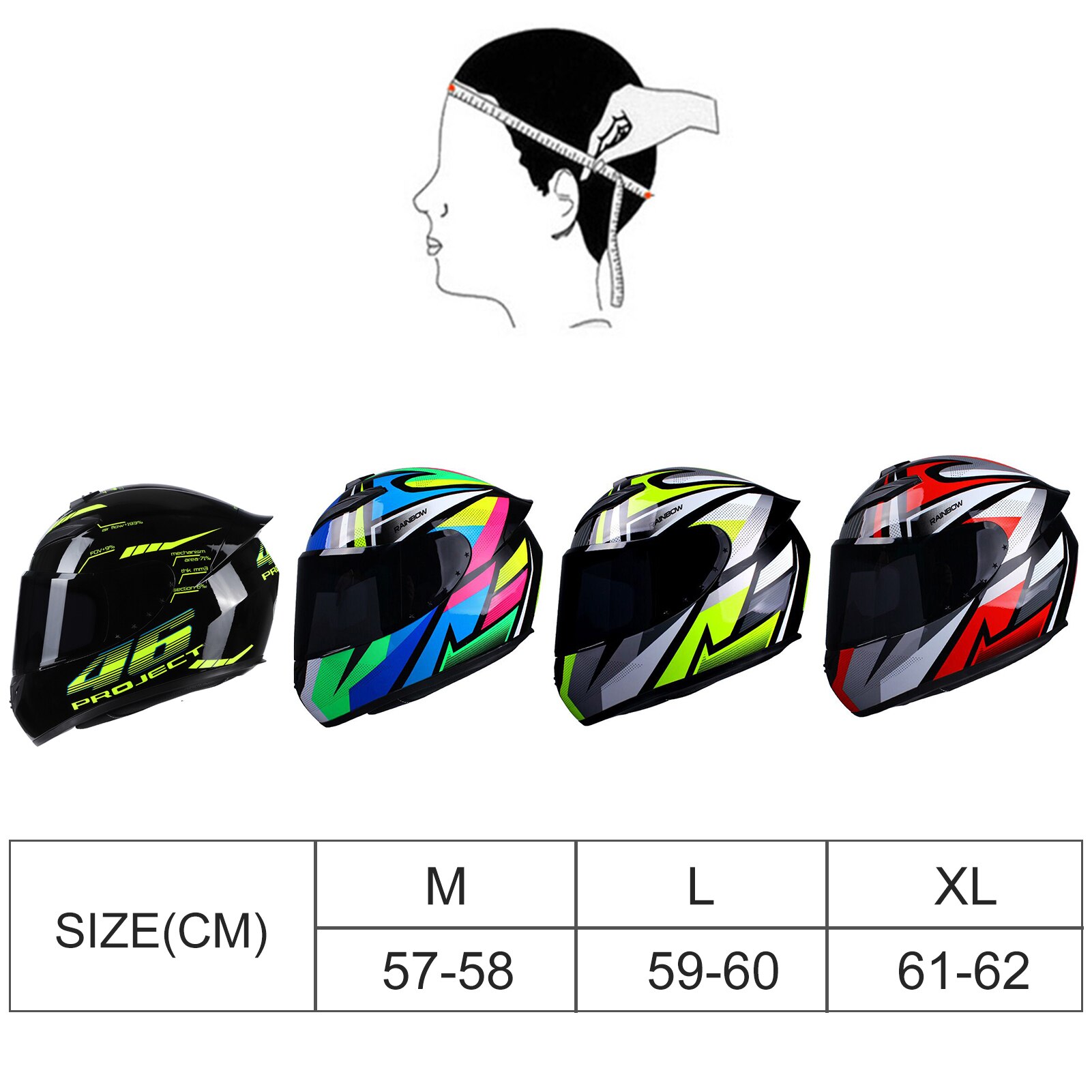 Motorcycle Full Face Helmet Rapid Street Helmet Unisex Adult Cool Rider Equipment Four Seasons Street Touring Motorcycle Helmet