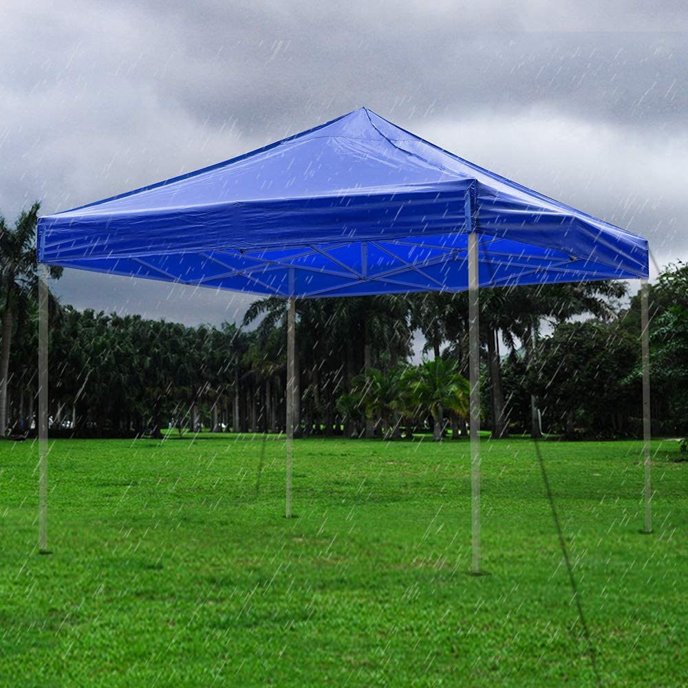 UV Waterproof Replacement 420D Oxford Cloth Canopy Awning Camping Tent Top Cover Garden BBQ Gazebo Top Replacement Cover