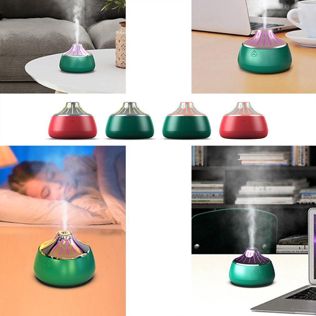 Luftfugter usb lille mini hjemmekontor desktop sprøjte mute lydløs befugtning stor sprayvolumen