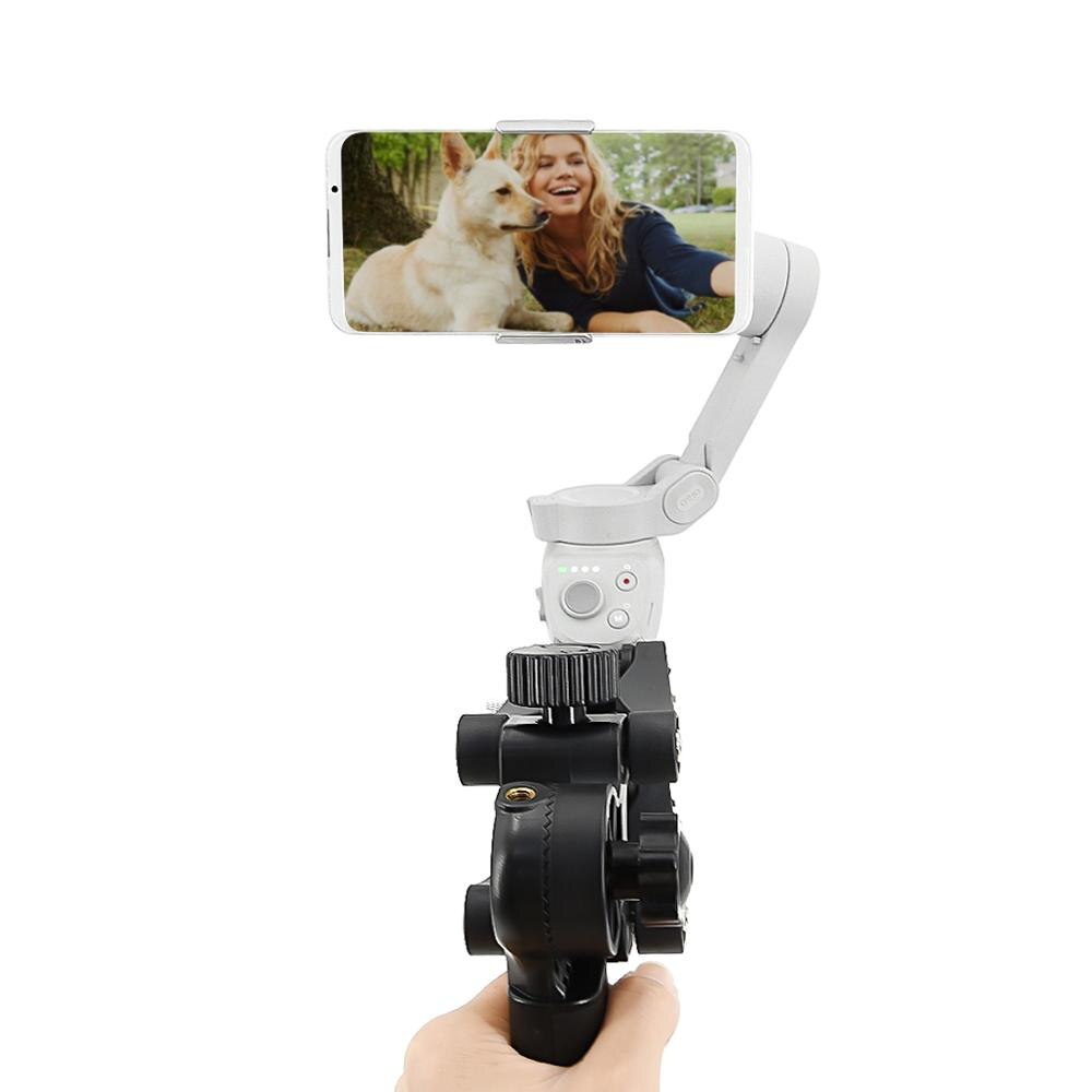 4th Axis Gimbal Stabilizer Shock Absorber Holder Hand Grip For Mobile Phone/ZHIYUN Smooth 4/Feiyu/DJI OM4 Camera Accessories
