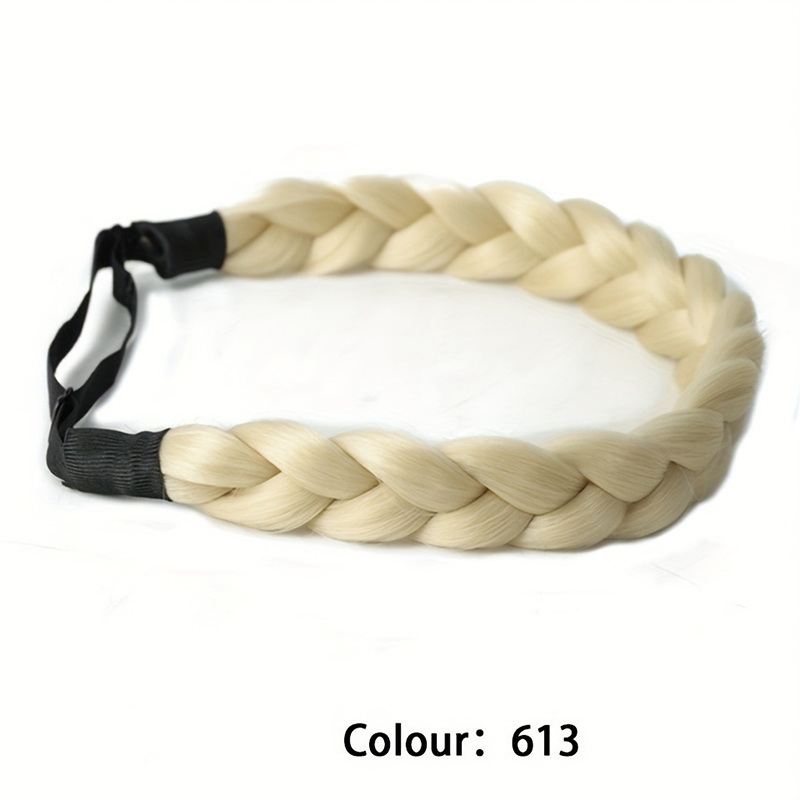 Fascia Per Capelli A Treccia A Pesce Con Cintura Regolabile In - Foto 5