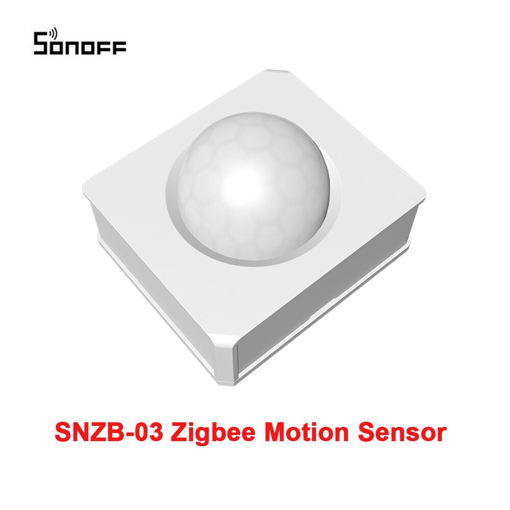 SONOFF SNZB-03 ZigBee Motion Sensor Detect Motion Trigger Alarm Alert Notifaication Works with SONOFF ZigBee Bridge eWeLink APP: SONOFF SNZB-03