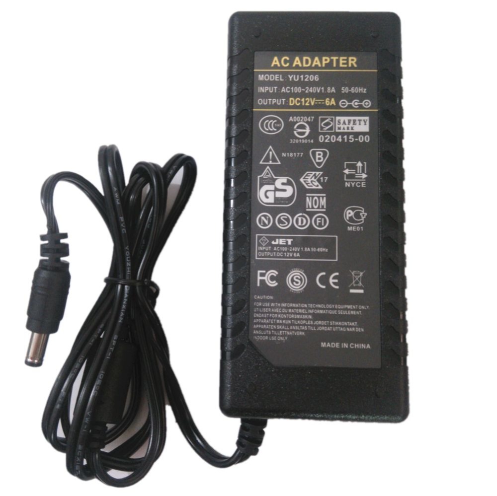 12V Schalt Netzteil 12V 3A 4A 5A 6A 7A 8.5A 10A 60W 72W 84W 102W 120W LCD Monitor LED-streifen AC DC Adapter Ladegerät