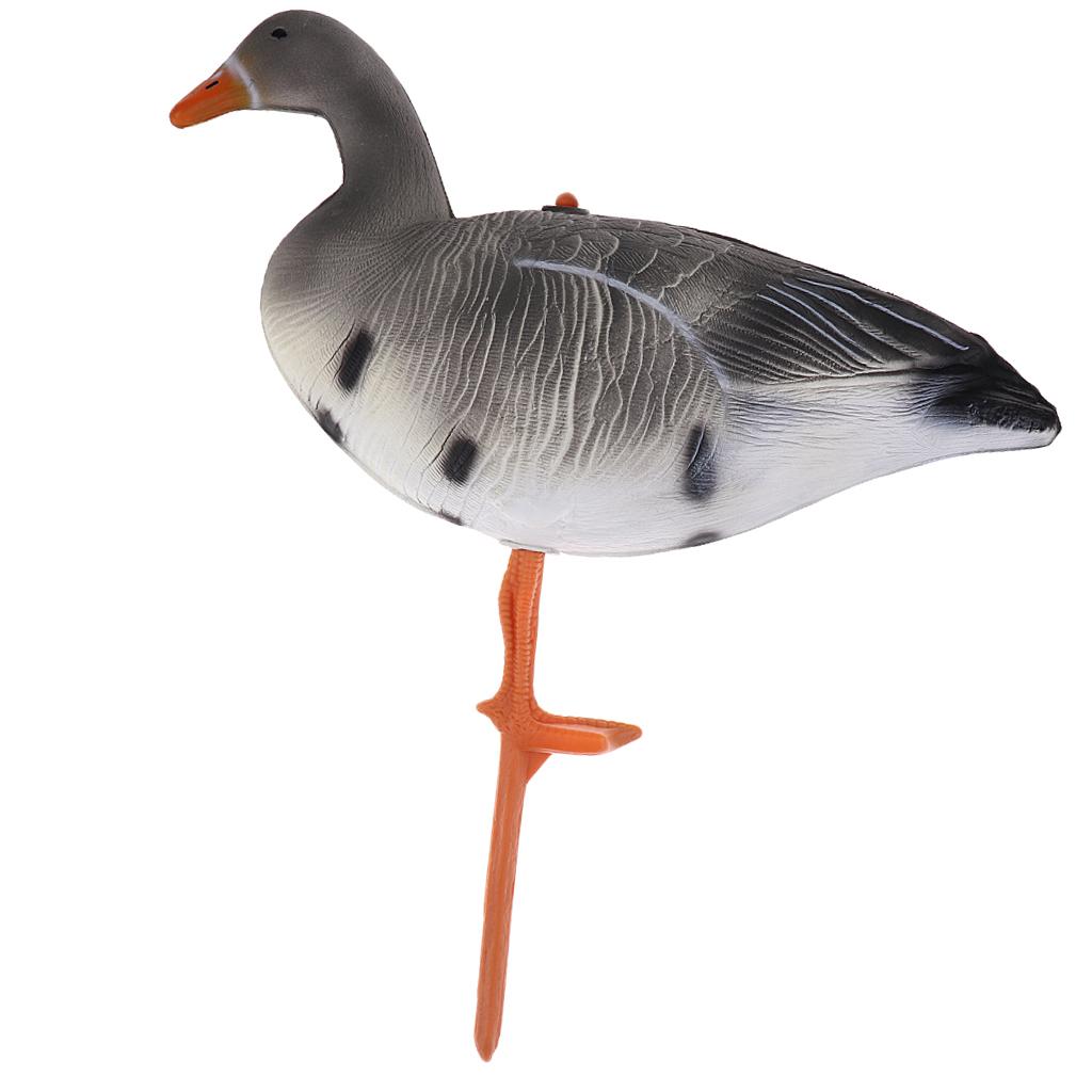 Folding Lifelike Goose Hunting Decoy Full Body Lawn Garden Greenhand Gear