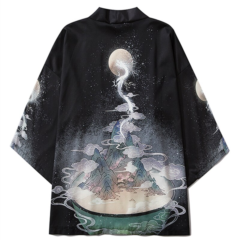 Yukata Haori Mannen Japanse Kimono Vest Mannen Samurai Kostuum Kleding Jas Heren Kimono Shirt Yukata Zomer Aziatische Kleding