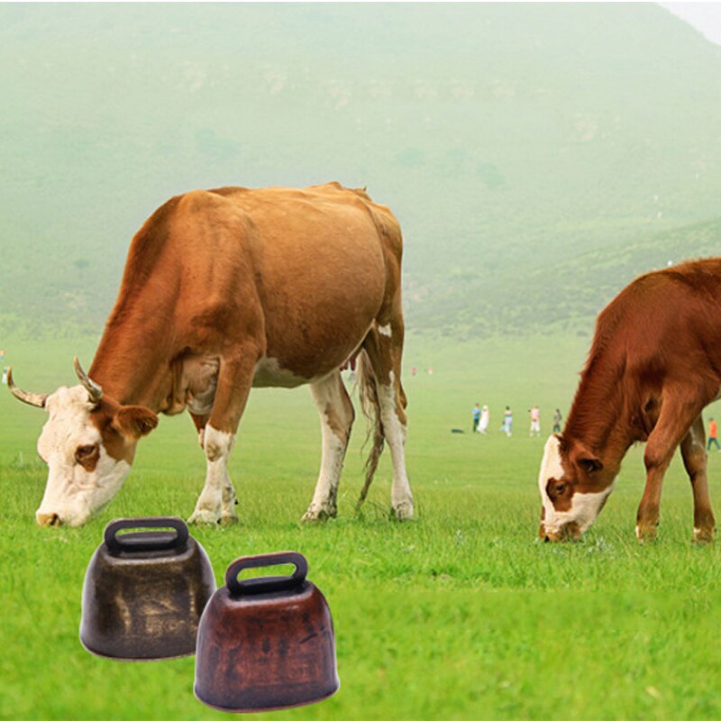 Cavalo de vaca ovelhas sinos gado fazenda animais de estimação sinos animais de estimação decoração sinos cabide alto nítido espalhar mais longe