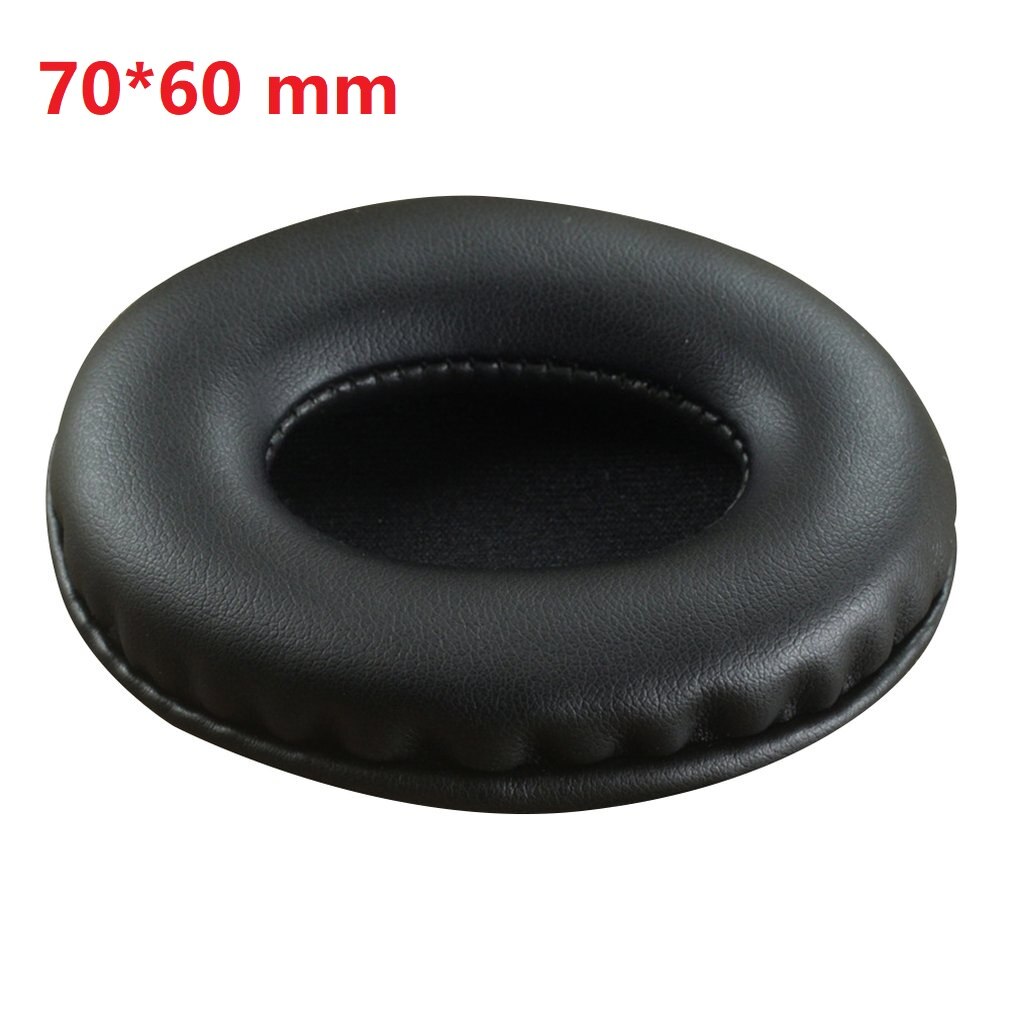 Oval Kopfhörer Ohr Kissen Headset Ohrenschützer Leder Kopfhörer Abdeckungen Ohrpolster Ohr Pads Ohr Tassen Ersatz Abdeckung Schwamm fallen: 2