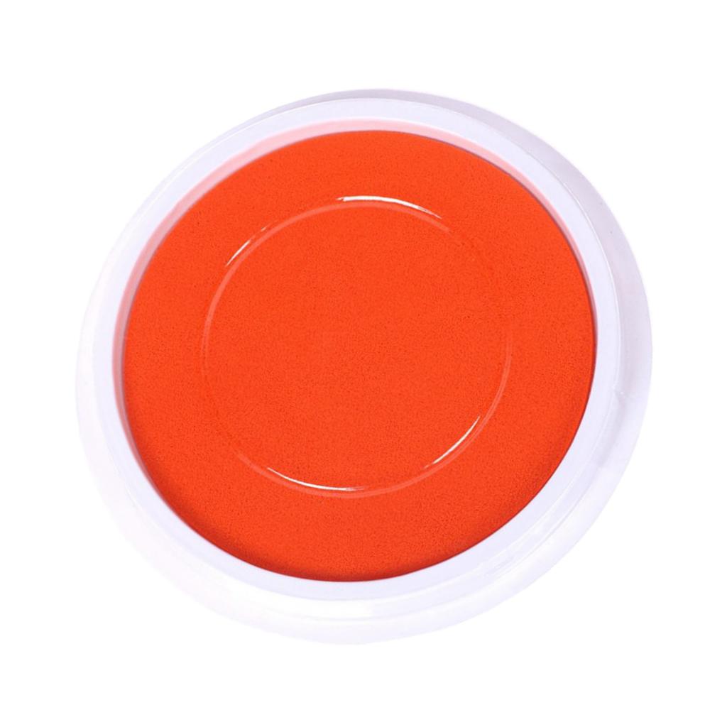 Diy Ink Pad Stempel Vingerverven Craft Kaartmaken Grote Ronde Voor Kinderen Kunstenaars: Orange