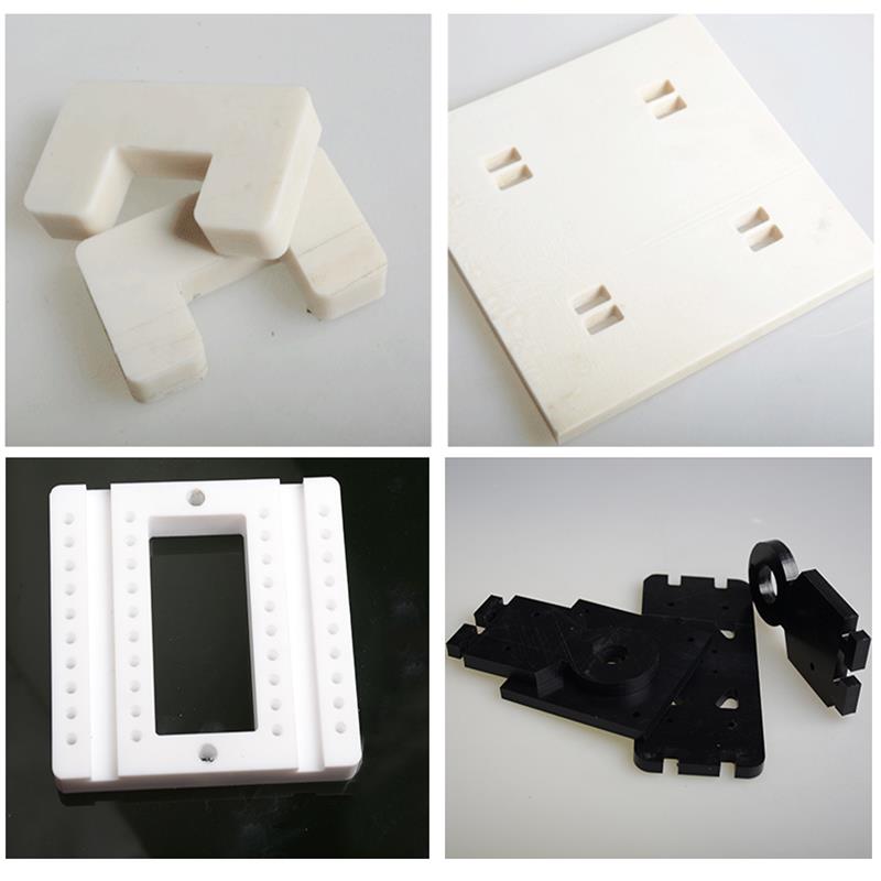 thumbnail image 2 of 2 Pcs White Acetal POM Sheet – 6mm Thick X 100mm X 100mm – Polyoxymethylene Plate 2 of 4