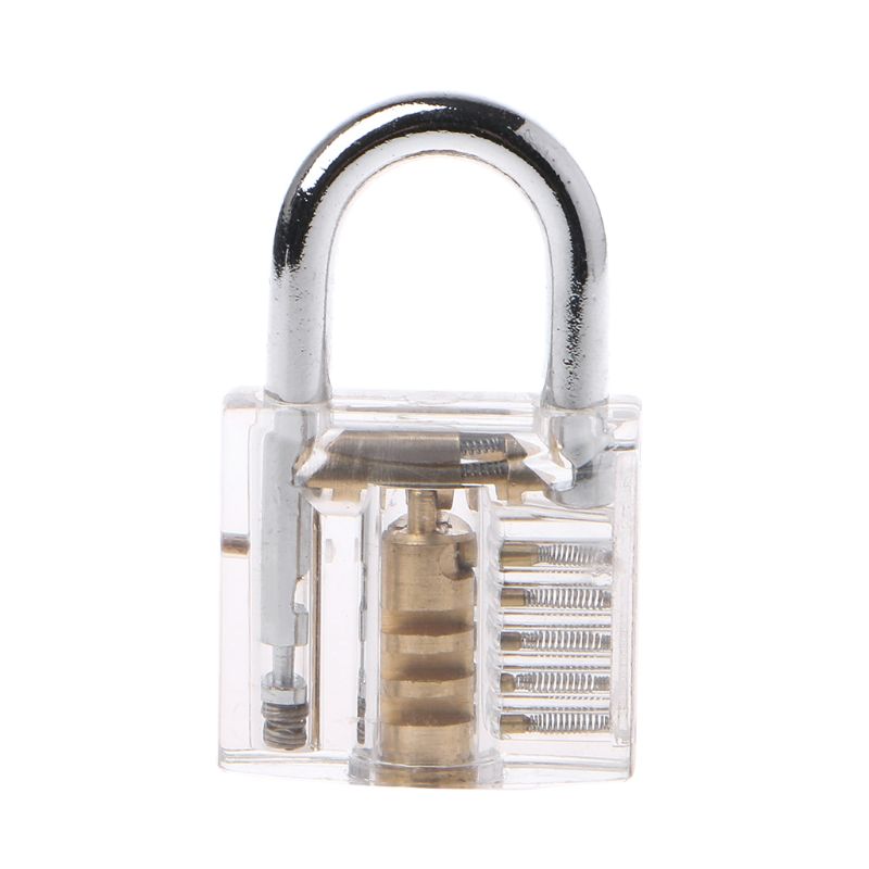 50mm/2&quot; Transparent Cutaway Locks Inside View Practice Padlock Visible View Lock Training Skill Locks Keyed Padlock Locksmith