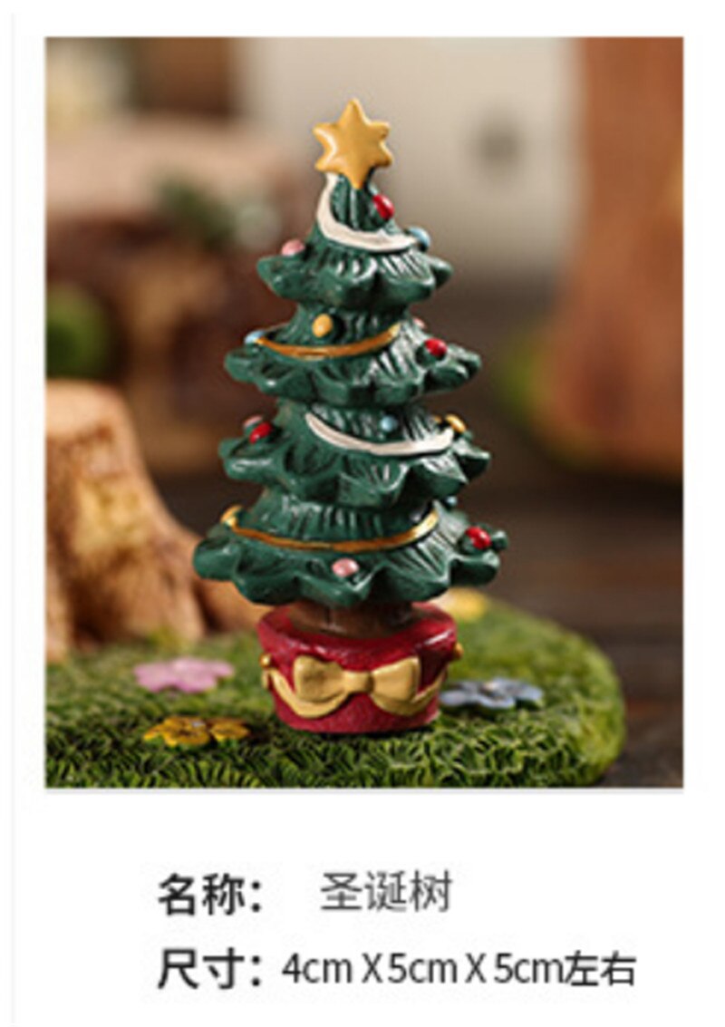 1pc akvaariokoristeet akvaariokoristeet hartsi joulukoristeet käsityöt lumiukko peura joulupukki eläinhahmo: 009