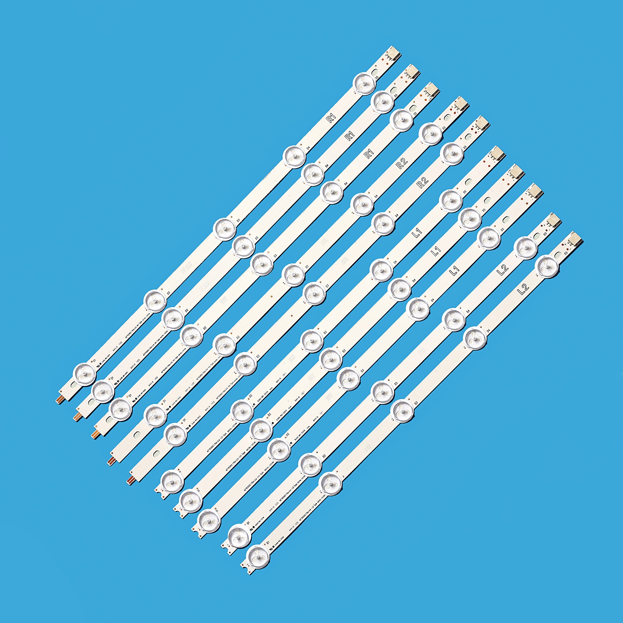 Tira de luces LED de iluminación trasera, accesorio para LG 42LA620S 42LN570S 42LN5400 42LN5700 6916L-1214A 6916L-1215A 6916L-1216A 6916L-1217A, 10 unids/set/juego