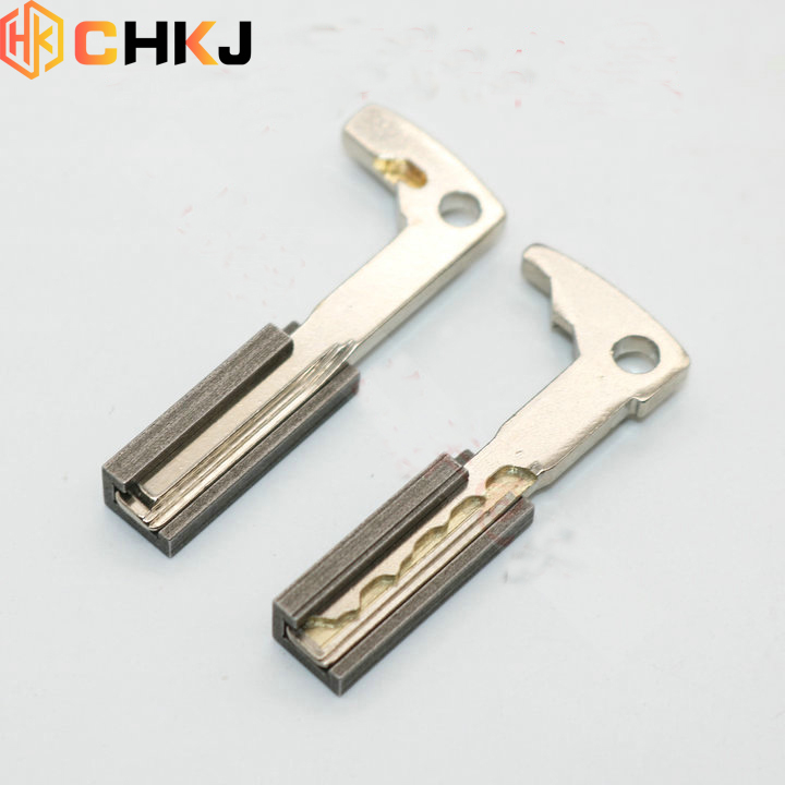CHKJ 2 unids/lote HU64 abrazadera de fijación duplicadora para llave Mercedes Benz máquina cortadora de llaves en blanco accesorios de pieza de máquina cortadora de llaves