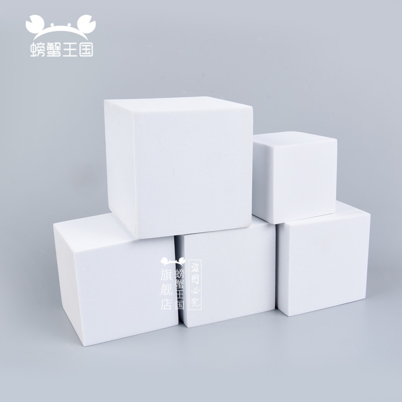 10pcs EVA Square Cube Foam Block Model Making Material DIY Handmade Dollhouse Miniture Cutting Accessories