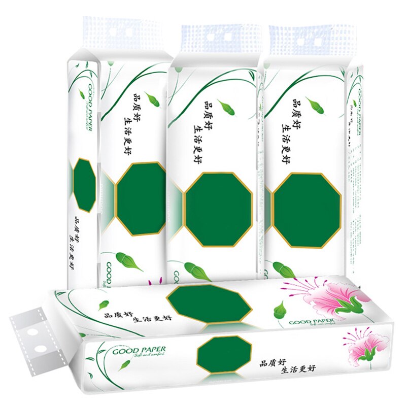 12 Roll Flushable Toilet Paper Bulk Roll 4-Ply Silky Smooth Soft Toilet Paper Roll Bathroom Tissue