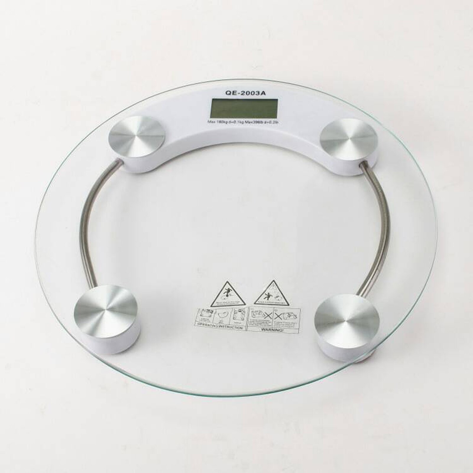 Electronic Weight Scale Dia 10.23'' Round Electronic Health Weight Scale Night Sight LCD Dispaly Body {Weighing, Measuring| USB