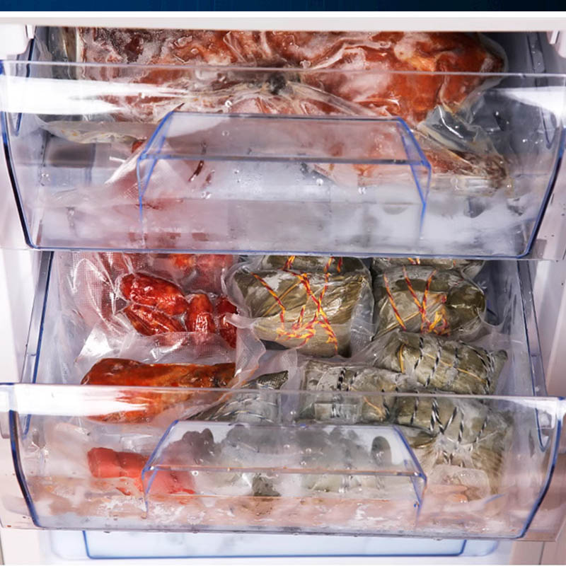 Bolsas de sellado al vacío para alimentos, embalaje de almacenamiento texturizado para carne, frutas y verduras, herramientas de cocina, 12x500cm