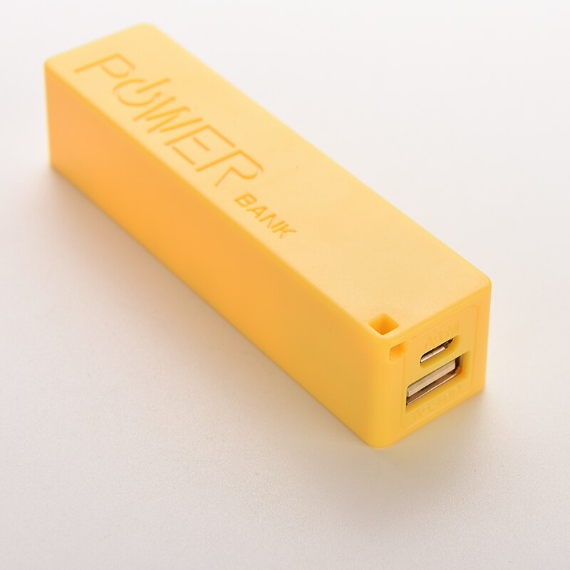 1PC Plastic Power Bank Box 18650 5V 1A External Battery Pack Charger Case for Mobile Phone Tablets Backup Power 6 Colors