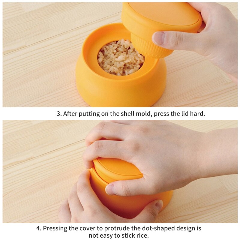 Japanese Style Cute Rice Cup Mould Baked DIY Rice Ball Mold Lunch Box Gadget Kitchen Tool Roll Sushi Rice