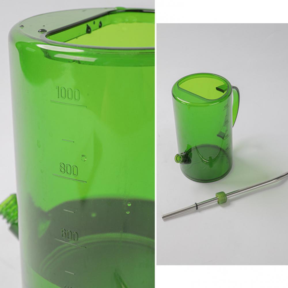 Watering Pot Handheld 1L Long Spout Watering Pot with Measuring Scale Gardening Spray Kettle Water Cans