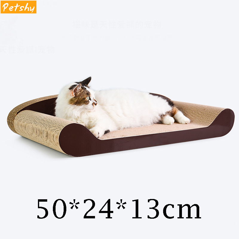 Petshy kattenkrabplank, luxe speelgoed, kattenkrabpaal, kattenpootbeschermer, kattenkrabpaal van karton