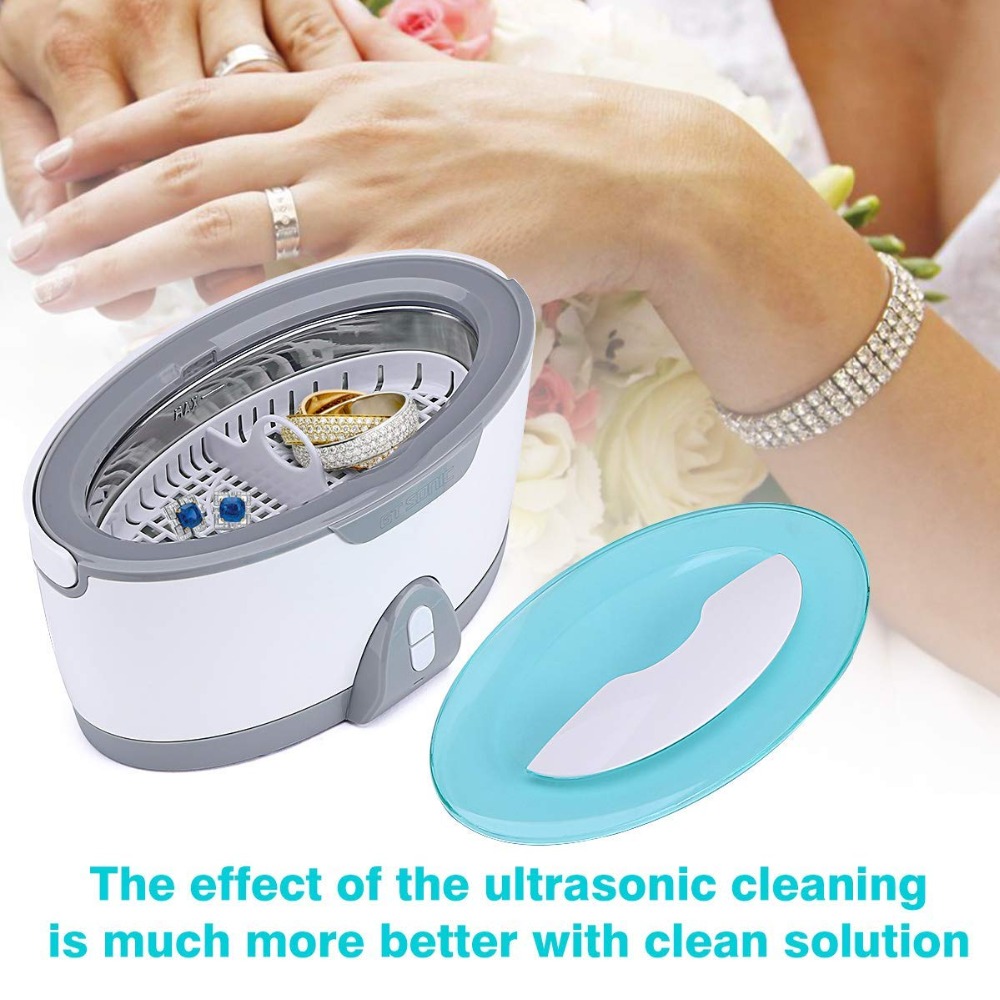 GT sonic 450ml Ultra sonique nettoyant bain minuterie bijoux brosse lunettes manucure pierres coupe dentaire rasoir pièces ultrasons sonic
