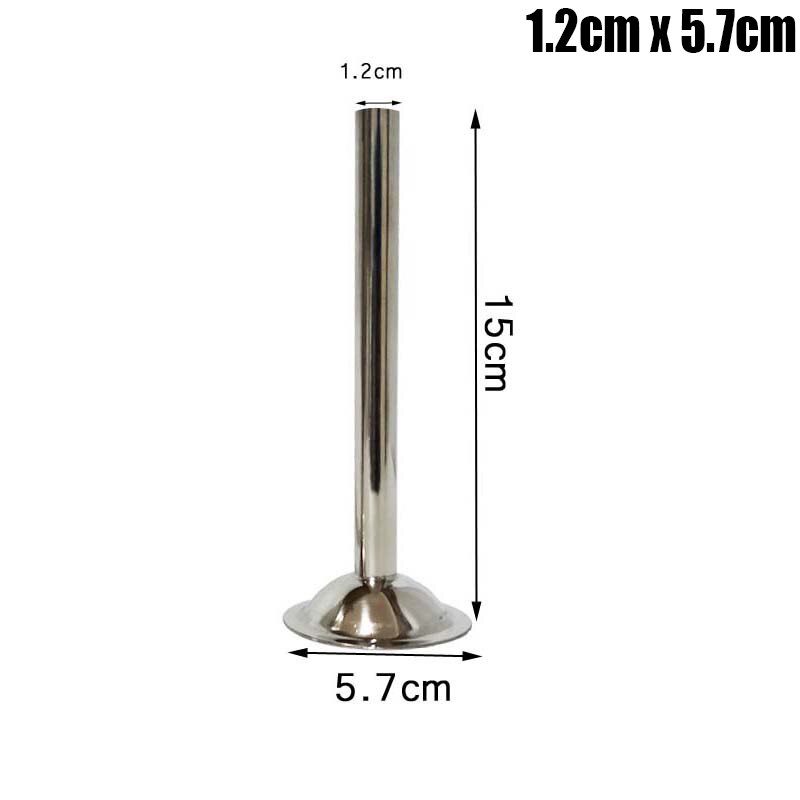5.7/7.5/8,9 cm Basis Wurst Rohr Füller Trichter Durchmesser 1,2 cm 1,9 cm 3,2 cm Verkaufsstellen Wurst gehäbenutzen Fleisch Kleine Zubehör 3pc: 5.7cm SS x1.2cm