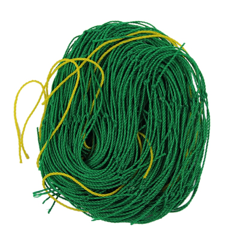 Red de enrejado de nailon verde para jardín superior, red de soporte para plantas trepadoras, cerca de cultivo