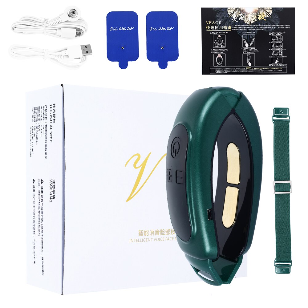 Ceinture de Lifting du visage en V + Machine de soins du cou, thérapie photonique LED, outil amincissant pour le visage, masseur vibrant, réduit le Double menton, dispositif de levage du visage: normal model