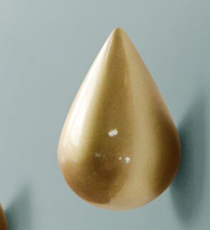 minimalny nowoczesny styl drewniana kropla wody tkaniny czapka wieszak złota ściana zamontowane wieszaki na płaszcze i kapelusze Dom dekoracje przechowywania wysokiej jakości żywicy: L / Złota