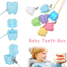 10Pcs Tooth Shape Milk Teeth Box Children's Souvenir Save Baby Tooth Box Kids Tooth Collection Mini Storage Boxes Container