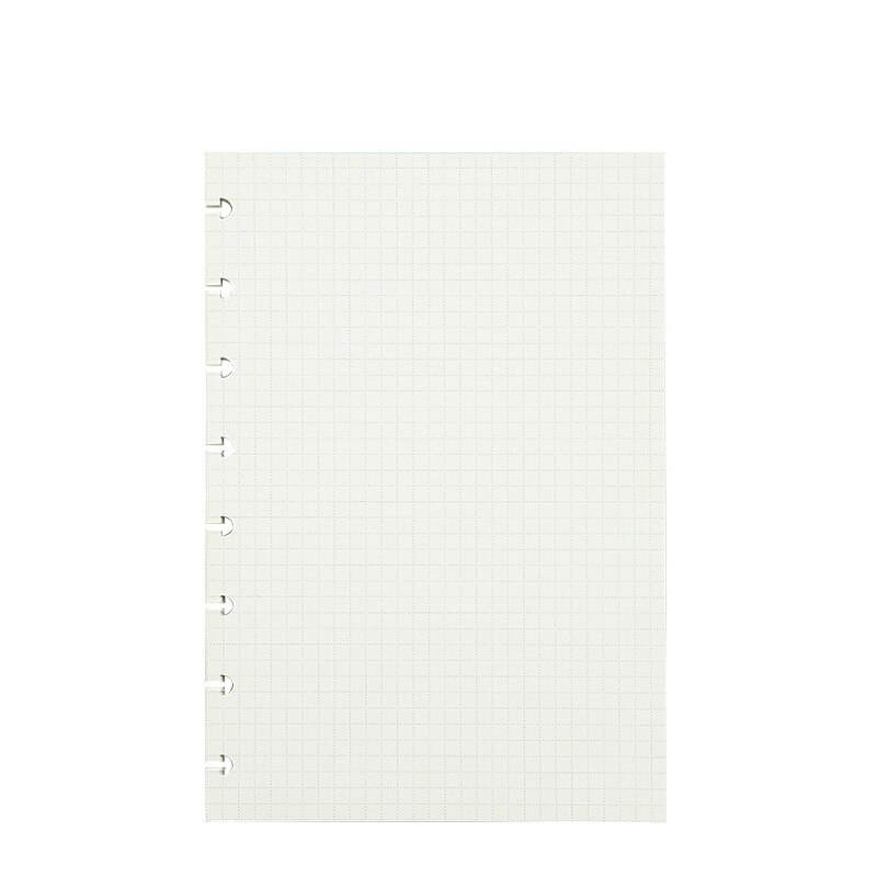 A5 Inner Page Blank/Horizontal Line/Dot Matrix/Dotted Grid Mushroom Hole Notepad Inside Page Refill Notebook Inner Refill