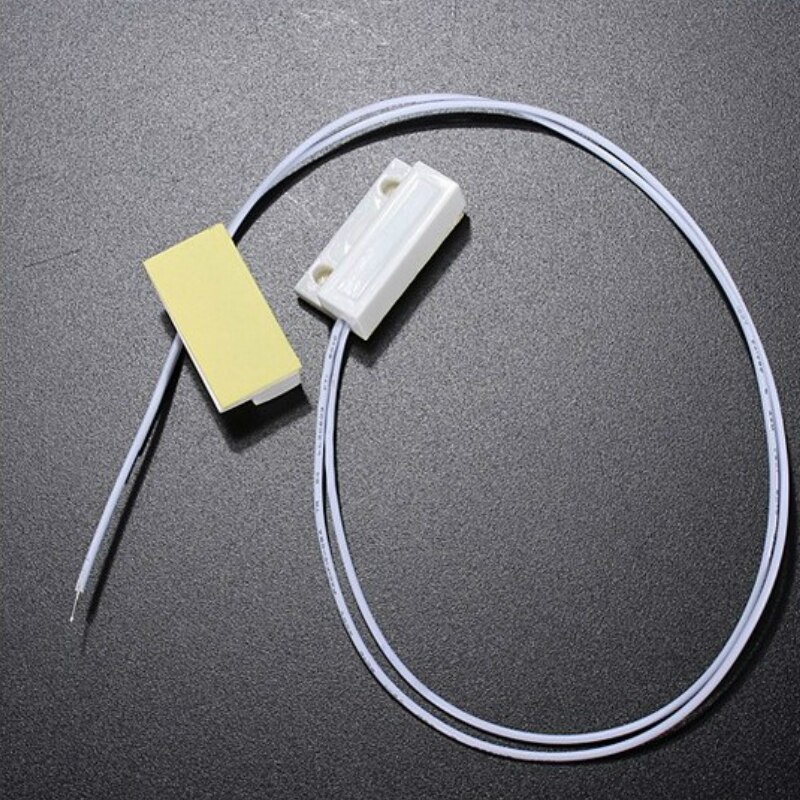 5PCS/Lot MC-38 White Wired NC Door Sensor Alarm Window Contact Magnetic Reed Switches