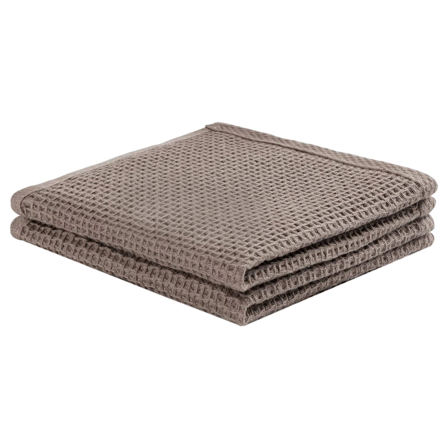 Cotton Kitchen Dish Cloth 2-pack Ultra Soft Absorbent Dish Drying Dish Fabric Cleaning Cloths No Fading Remove Oil Fast45#: Beige 