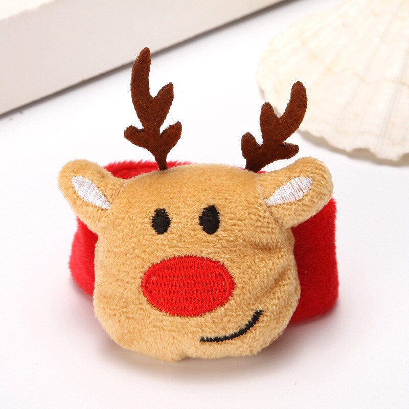 Waylike – anneau de poignet pour enfants, décorations de noël, cercle de tapotement, bonhomme de neige, cerf, de fête du nouvel an,: B