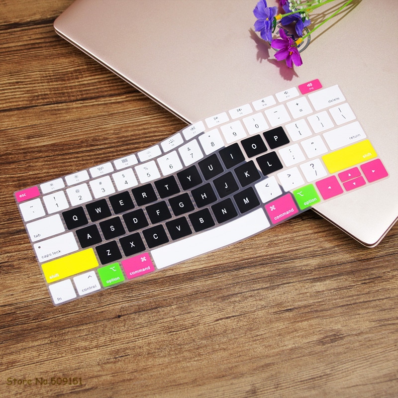 Angielski US Teclado klawiatura Protector pokrywa ochronna skóra dla nowego Apple MacBook Air 13 13.3 cala A1932 2019 2018 Touch ID