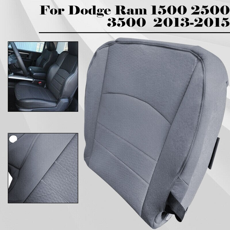 Housse de siège inférieur pour conducteur de voiture, grise, pour Dodge Ram 1500 2500 3500 4500 5500
