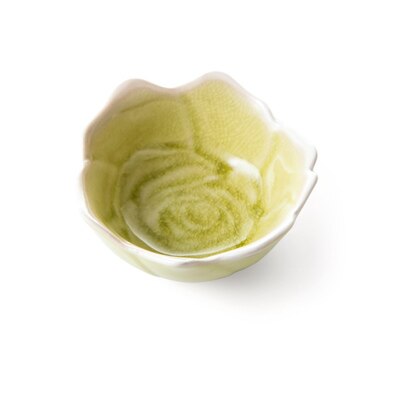 1 st Japanse Servies Plaat Schotel Gearomatiseerde Azijn Saus Schotel Keramische Schotel Snack Schotel Soja: Green Rose