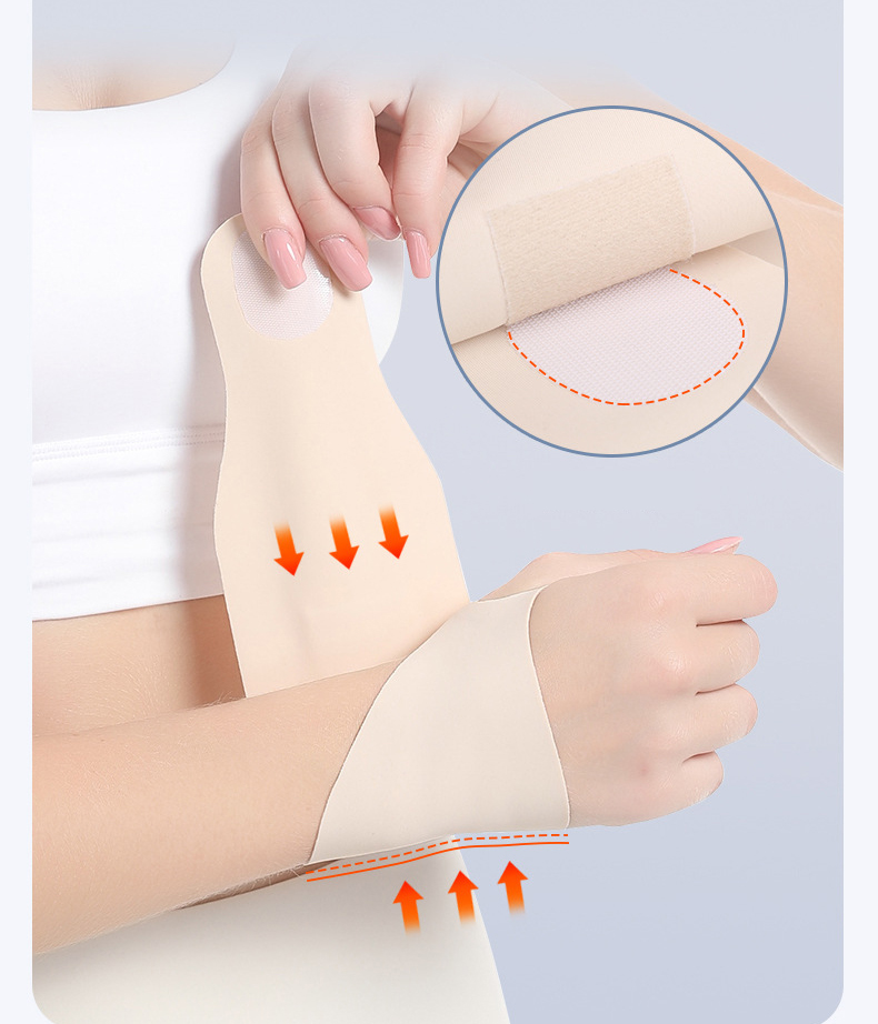 1Pc Elastic Wristband Anti-Sprain Wrist Brace Compression Tendon Sheath Wrist Joint Fixation Brace Support Gloves Palm Protector