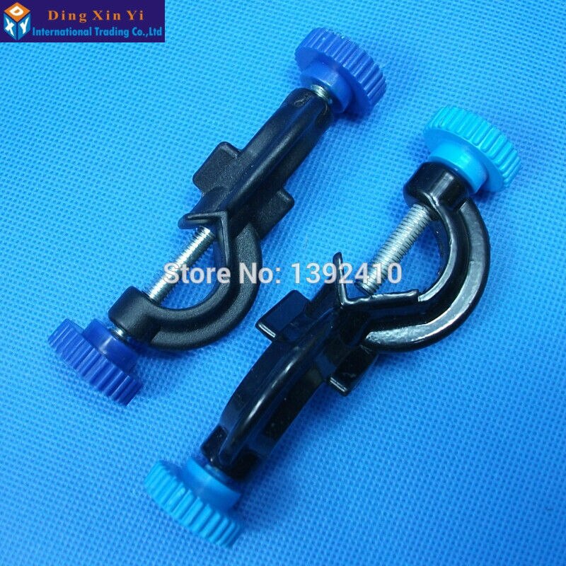 2PCS/Lot 70.5*20mm Right Angle clip Lab Cross clamp Laboratory Metal Grip Supports Laboratory Clamp angular splint