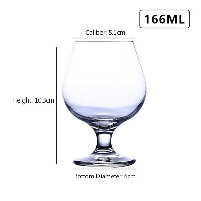 Klassische Whiskey Tasse Rotwein Cocktail Brandy Bahre Wodka Margaret Becher Champagner Glas Bar Haushalt Hohe Kapazität Getränk: Whiskey Tasse 166ML