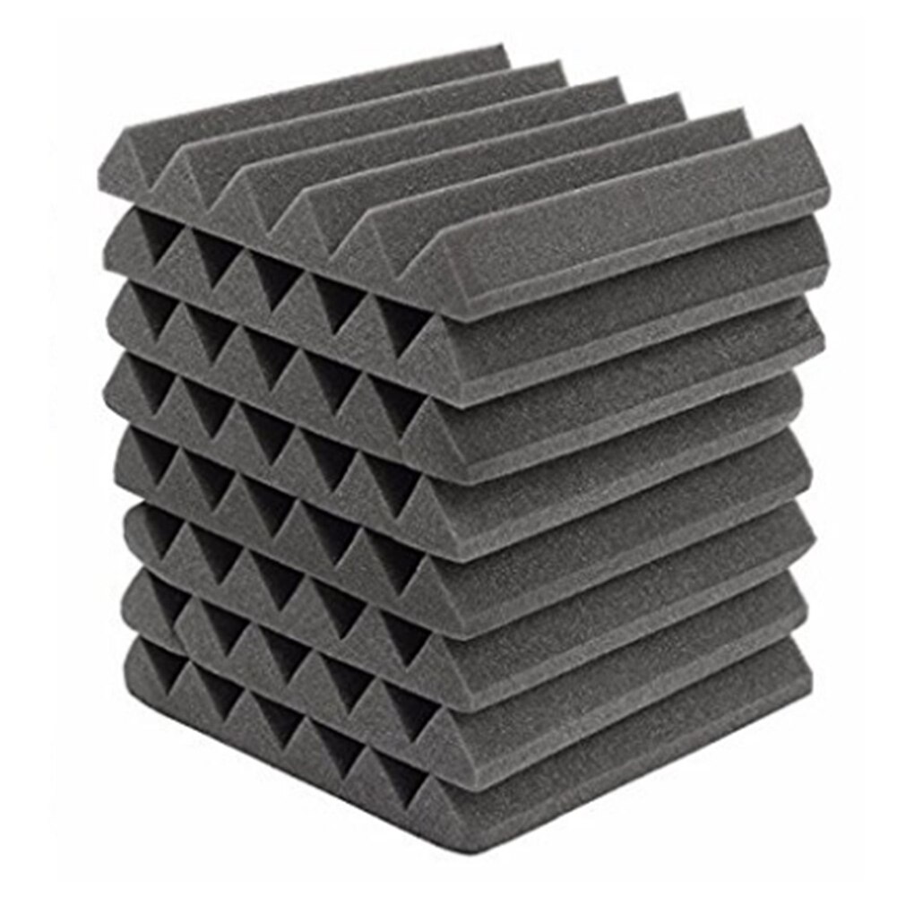 Corner KTV Living Room Ceiling Black Waterproof Wall Noise Polyurethane Anti Moisture Soundproofing Foam