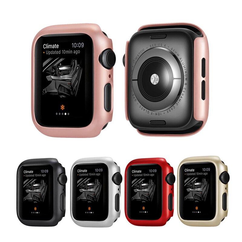Abay Pc Case Voor Apple Horloge 3 2 1 42Mm 38Mm Cover Volledige Bescherming Shell Voor Iwatch 4 5 6 Se 40Mm 44Mm Horloge Bumper