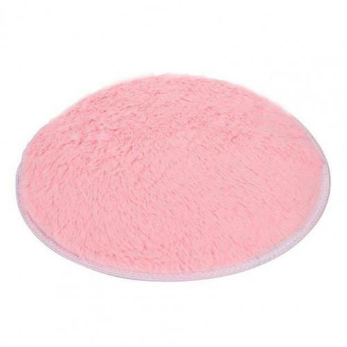 40Cm Duurzaam Ronde Zachte Koralen Fleece Badmatten Badkamer Slaapkamer Keuken Antislip Vloermat Wateropname Tapijt thuis Deurmat: Camel