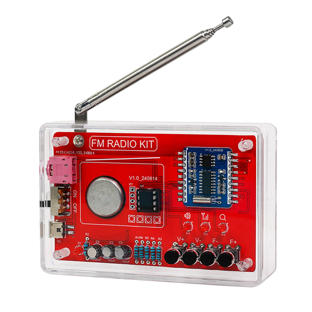 DIY FM Radio RDA5807 87-108MHZ FM Radio DIY Kit Schweißen Praxis Teile DIY Löten Projekt Praxis Solder